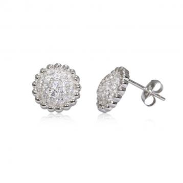 925 Silver Cubic Zirconia Earring