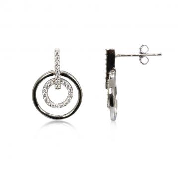 925 Silver Cubic Zirconia Earring