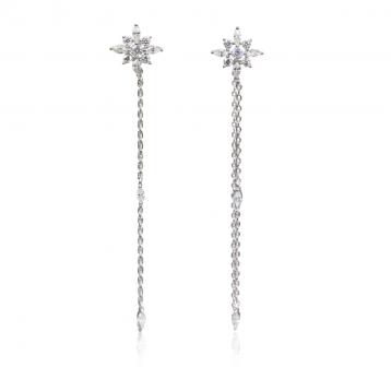 925 Silver Cubic Zirconia Earring