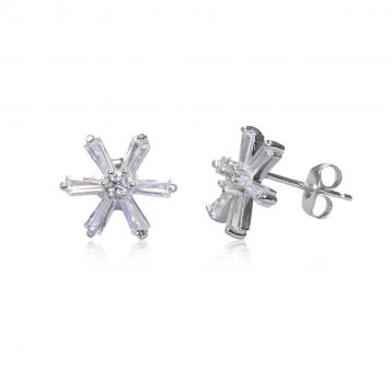 925 Silver Cubic Zirconia Earring