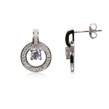 925 Silver Cubic Zirconia Earring