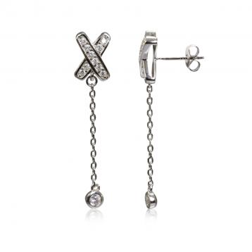 925 Silver Cubic Zirconia Earring