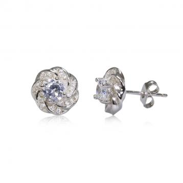 925 Silver Cubic Zirconia Earring