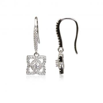 925 Silver Cubic Zirconia Earring