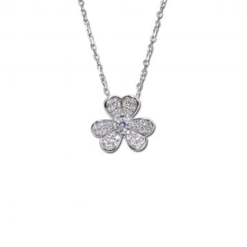 925 Silver Cubic Zirconia Necklace