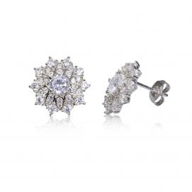 925 Silver Cubic Zirconia Earring