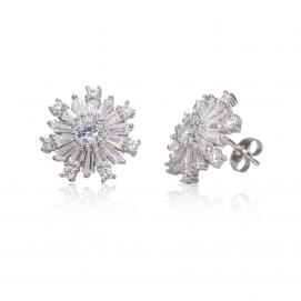 925 Silver Cubic Zirconia Earring