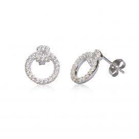 925 Silver Cubic Zirconia Earring