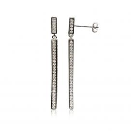 925 Silver Cubic Zirconia Earring