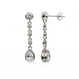 925 Silver Cubic Zirconia Earring