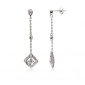 925 Silver Cubic Zirconia Earring