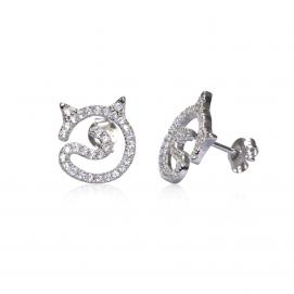 925 Silver Cubic Zirconia Earring