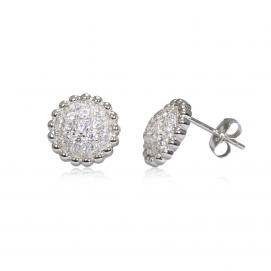 925 Silver Cubic Zirconia Earring