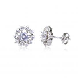 925 Silver Cubic Zirconia Earring