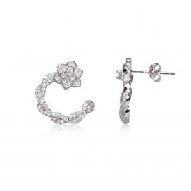 925 Silver Cubic Zirconia Earring