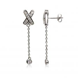 925 Silver Cubic Zirconia Earring