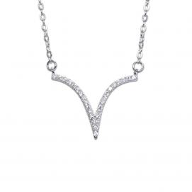 925 Silver Cubic Zirconia Necklace