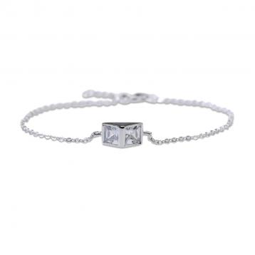 925 Silver Cubic Zirconia Bracelet