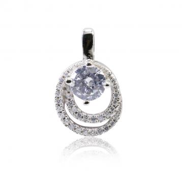 925 Silver Cubic Zirconia Pendant