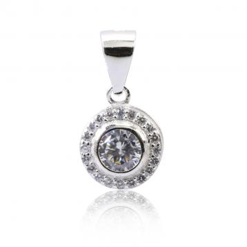 925 Silver Cubic Zirconia Pendant