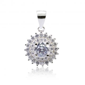 925 Silver Cubic Zirconia Pendant