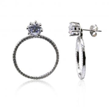 925 Silver Cubic Zirconia Earrings