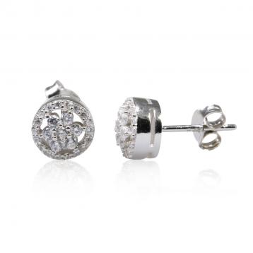 925 Silver Cubic Zirconia Earrings