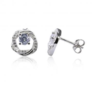 925 Silver Cubic Zirconia Earrings