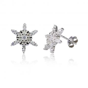 925 Silver Cubic Zirconia Earrings