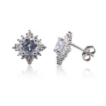 925 Silver Cubic Zirconia Earrings
