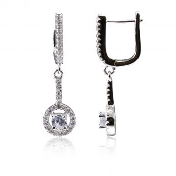 925 Silver Cubic Zirconia Earrings