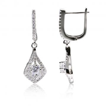 925 Silver Cubic Zirconia Earrings