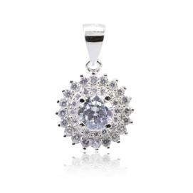 925 Silver Cubic Zirconia Pendant