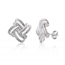 925 Silver Cubic Zirconia Earrings