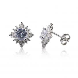 925 Silver Cubic Zirconia Earrings