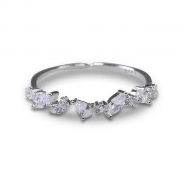 925 Silver Cubic Zirconia Ring