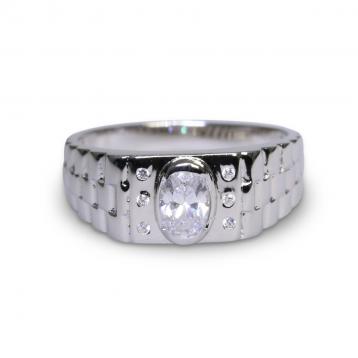 925 Silver Cubic Zirconia Ring