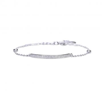 925 Silver Cubic Zirconia Bracelet