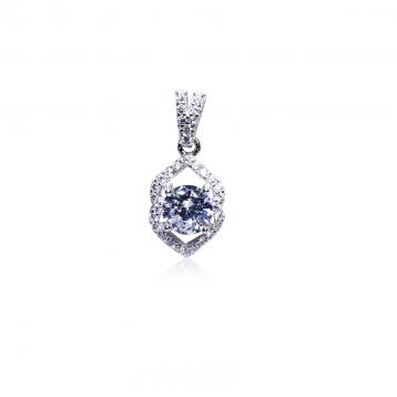 925 Silver Cubic Zirconia Pendant