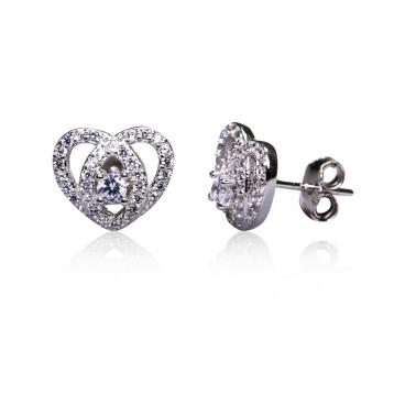 925 Silver Cubic Zirconia Earrings