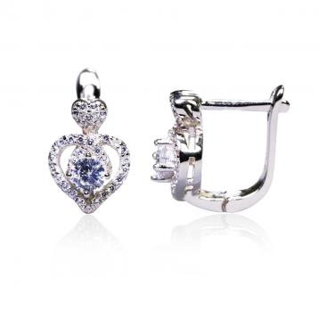 925 Silver Cubic Zirconia Earrings