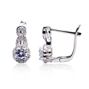 925 Silver Cubic Zirconia Earrings