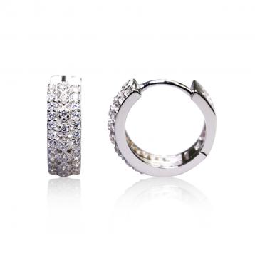 925 Silver Cubic Zirconia Earrings
