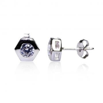 925 Silver Cubic Zirconia Earrings