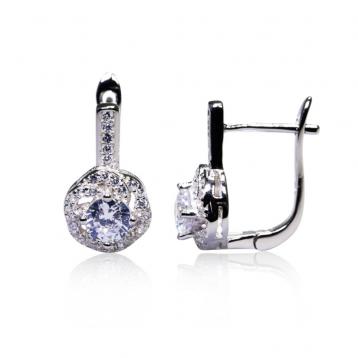 925 Silver Cubic Zirconia Earrings