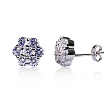 925 Silver Cubic Zirconia Earrings