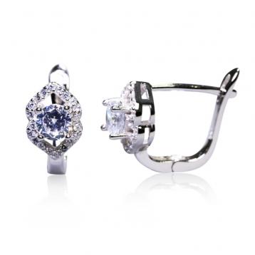 925 Silver Cubic Zirconia Earrings