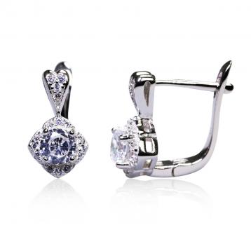 925 Silver Cubic Zirconia Earrings