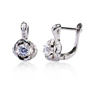 925 Silver Cubic Zirconia Earrings