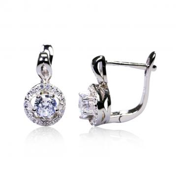 925 Silver Cubic Zirconia Earrings